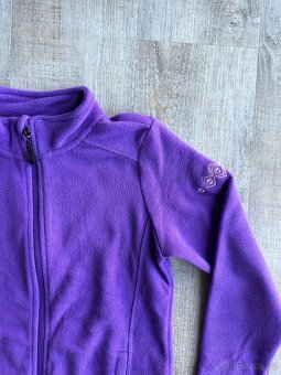 Fleecová mikina Crivit, vel. 146-152, NOVÁ, fialová - 2