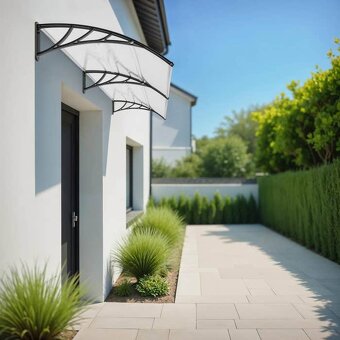 Vchodová stříška oblouková nová - 2