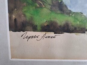 Prodám obraz od ruského nár. umělce Titkova, viz foto - 2