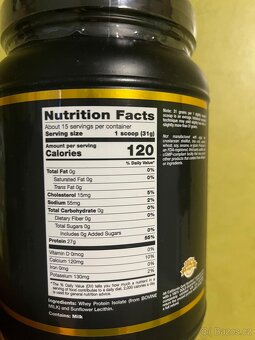 WHEY PROTEIN ISOLATE  (bez chuti) - 2