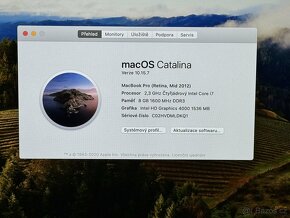 MacBook Pro 15” Retina 2012 /8GB RAM/i7/256GB SSD/Záruka - 2