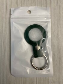 Apple Airtag kožená klíčenka - zelená - 2