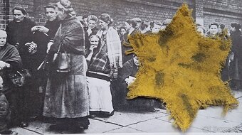 Židovská hvězda z 2. světové války - Davidova hvězda - 2
