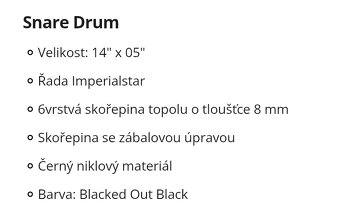 Snare Tama - 2