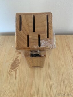 Tescoma blok na nože Woody pro 5 nožů a nůžky - 2