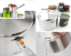 nádobí GSI Outdoors Glacier Stainless Camper 2+3 - 2