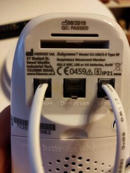 Babysense 7 senzorické podložky monitory dechu - 2