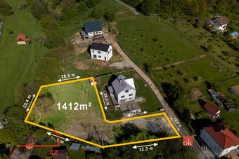 Prodej, pozemky/bydlení, 1310 m2, Horní Lhota, Zlín [ID 5989 - 2