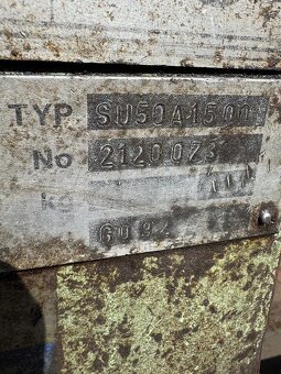 Soustruh SU50A x 1500 - 2