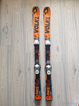 Juniorské lyže Volkl Racetiger GS 130 cm + M 7.0 - 2