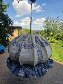 Textilní lampa / lustr k uchycení ke stropu - 2