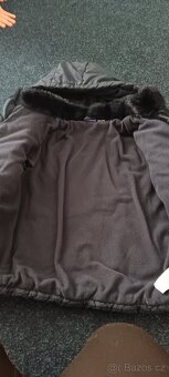 Zimni bunda velmi teplá 110/116,uvnitř flís - 2