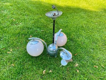 lustr starý lustr chromovaný lustr koule retro lust - 2