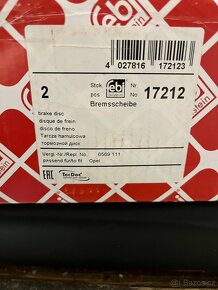 Brzdový kotouč FEBI BILSTEIN 17212 - 2