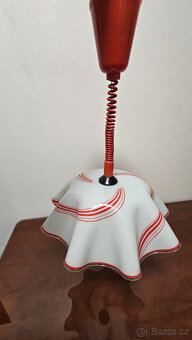 Lustr hezký červený-Havířov - 2