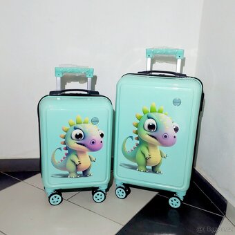 Dětský kufr Dino, 2 barvy - nové - 2