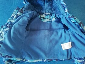 Krásná zimní bunda vel. 86+čepice, nakrcnik - 2