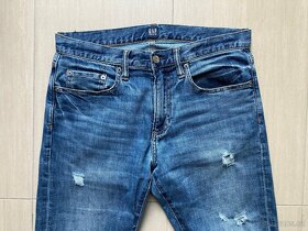Kalhoty / džíny slim fit zn.GAP, vel. 30x30 - 2