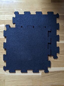 Gumová podlaha, 50x50 cm, výška 8 mm, 2 ks - 2