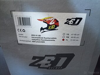 ZED přilba dětská žlutá vel s - 2