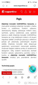 Eliptický trenažer inSPORTline Sarasota - 2