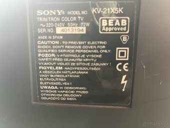 SONY Trinitron KV-21X5K za odvoz - 2