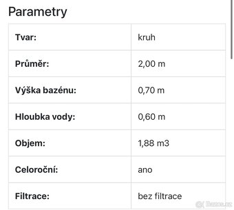 Samonosny bazen Tereza - 2