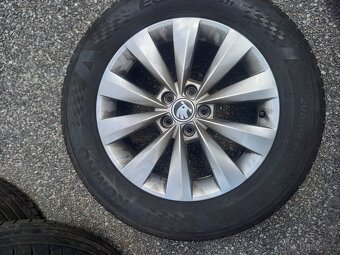 Pěkná letní ALU sada Š.Kamiq/Scala+205/60R16 Bridgestone - 2