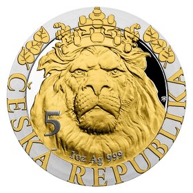 Český lev 2022 pokov Au proof číslovaný VÝROČÍ - 2