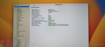 Macbook Pro 15.4" TB/I7 2.9GHZ/16GB RAM/512GB SSD/CZ/BAT - 2