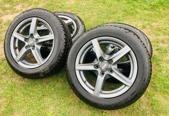 Atraktivní alu sada Škoda 205/55 R16, velmi pěkná - 2