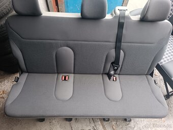 Zadní sedačka Renault Trafic,Opel , 3 místa - 2