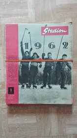 Časopisy STADION 1961, 1962, 1963, 1964, 1965, 1966, 1967/68 - 2