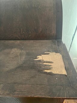 Starožitný sekretář (vitrína) - 2