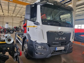 NOVÝ MAN TGM 18.290 + RUKA PALFINGER + NOSIČ KONTEJNERU 10T - 2