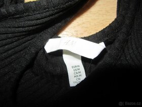 Černé žebrované šary vel.M H&M - 2