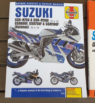 Knihy SUZUKI GSX-R 750 a 1100 - 2