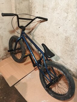 Prodám bmx kolo modré - 2