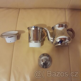 Pokovany porcelan, - 2