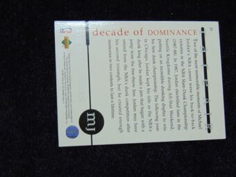prodám kartu J3 MICHAEL JORDAN 1994 UPPER DECK - 2