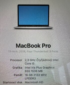 MacBook Pro 13 2018 512ssd 16gb - 2