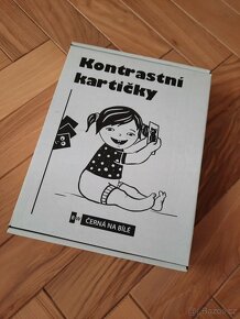 Černobílé kontrastní kartičky pro miminka - 2