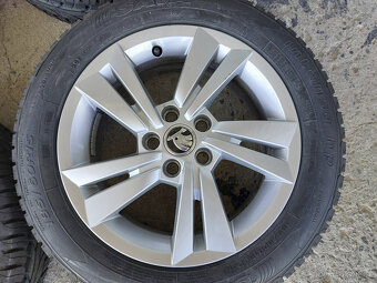 Originál alu kola 15" na Škoda Fabia III. letní nové pneu - 2