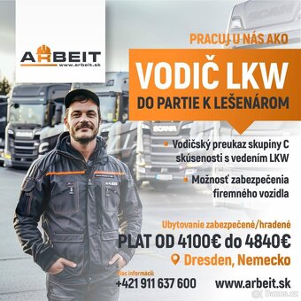 Lešenáře a řidiče LKW / DRÁŽĎANY / STUTTGART / NEMECKO - 2