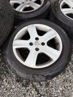 Alu kola 16” s pneu Barum – 205/55 R16 – 4x108 (Peugeot) - 2