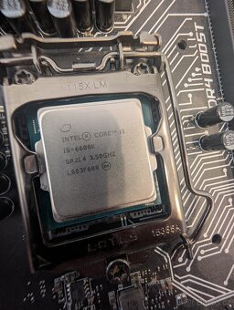 Základní deska MSI Z170A-G43 PLUS + procesor i5-6600K - 2