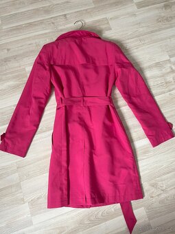 Růžový dámský trenčkot Marks & Spencer , vel. UK 10 (EU 38) - 2