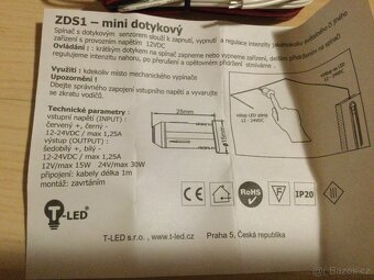 Spínač led skříňový a dotykový - 2