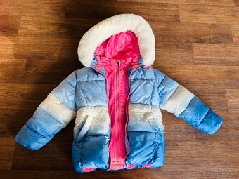 Dětská dívčí zimní bunda Snozu velikost 4roky (cca 104-110) - 2