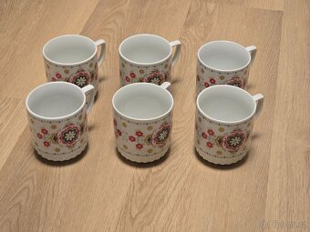 Porcelánové hrnečky 6 ks - Karlovarský porcelán - 2